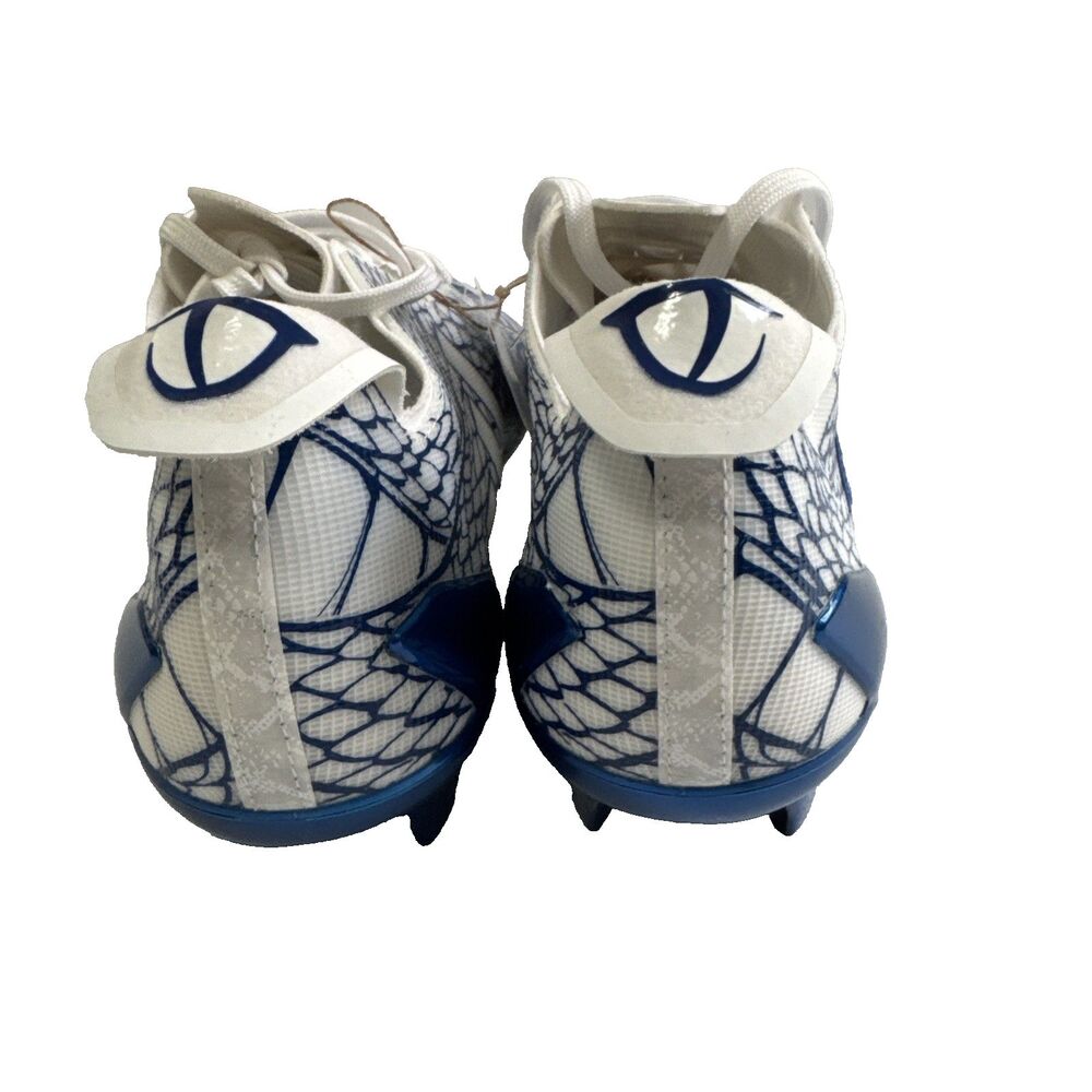 Adidas Adizero Electric II Football Cleats Blue White IH8569 Men’s Size 10.5 - Picture 9 of 14